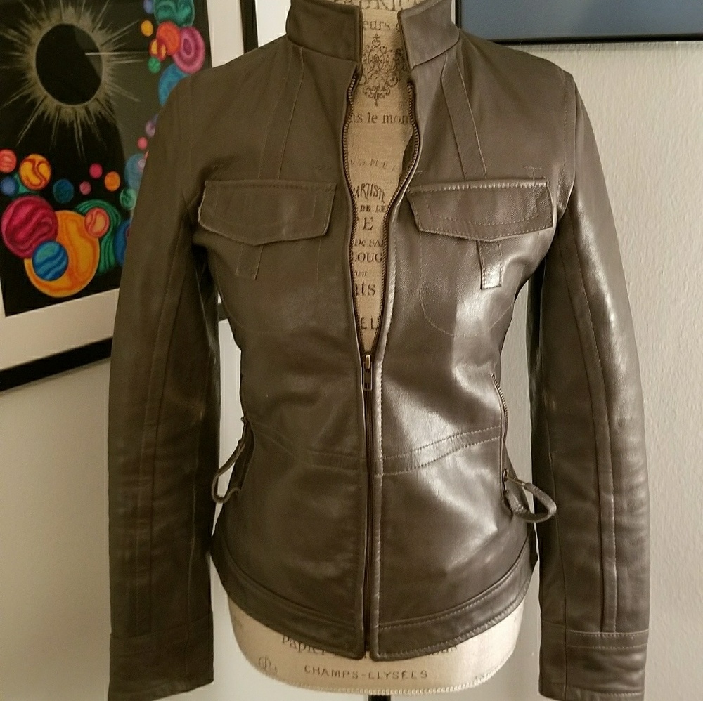 Leather jacket